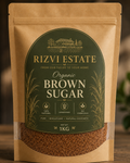 RIZVI ESTATE Premium Natural Brown Sugar (1KG)